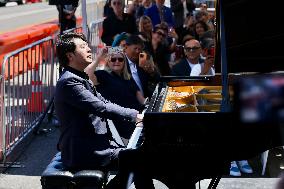 U.S.-LOS ANGELES-CHINESE PIANIST-LANG LANG-HOLLYWOOD WALK OF FAME-STAR CEREMONY