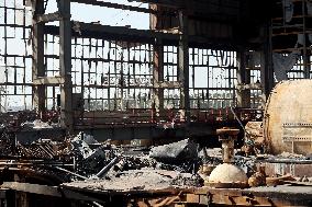 Kharkiv CHP damaged by Russian shelling