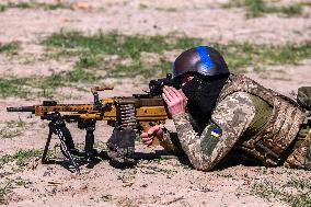Servicemen Of The Siberian Battalion Of The Ukrainian Armed Forces International Legion Attend Military Exercises