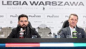 Goncalo Feio Presented As The New Legia Warsaw Head Coach