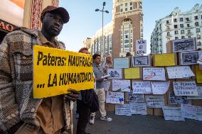 Demonstration In Madrid Against The European Pact On Immigration And Political Asylum