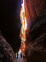 Huoyun Cave in Turpan