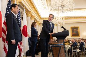 Blinken And Harris Host A Luncheon For Japan’s PM - Washington