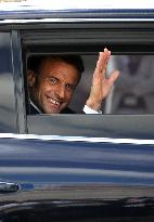 President Macron Visits Eurenco Factory - Bergerac