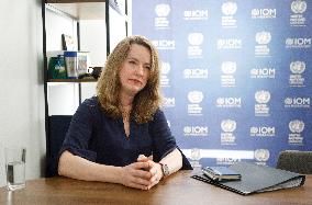Interview of IOM Director General Amy Pope with Ukrinform