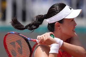 (SP)CHINA-CHANGSHA-TENNIS-BILLIE JEAN KING CUP-CHINA VS PACIFIC OCEANIA