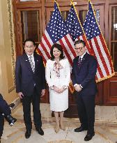 Meeting between Japan PM Kishida, U.S. Speaker Johnson