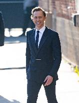 Tom Hiddleston At Jimmy Kimmel Live - LA