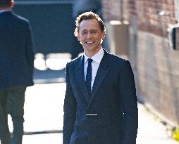 Tom Hiddleston At Jimmy Kimmel Live - LA