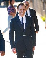 Tom Hiddleston At Jimmy Kimmel Live - LA