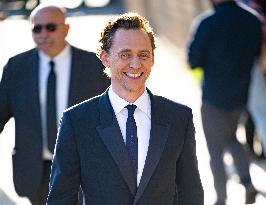 Tom Hiddleston At Jimmy Kimmel Live - LA