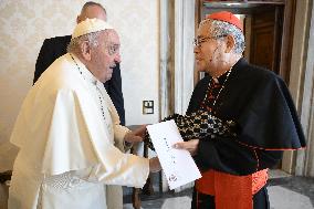 Pope Francis Meets Japanese Bishops - Vatican