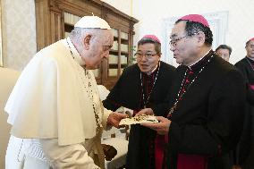 Pope Francis Meets Japanese Bishops - Vatican