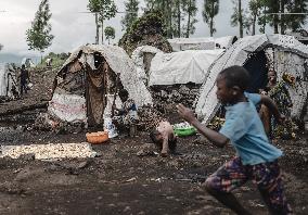 DR CONGO-GOMA-CONFLICT-IDP CAMP