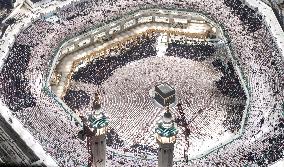 Aerial Views Of The Great Mosque - Mecca