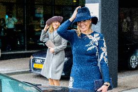 Queen Maxima Visits Amsterdam Stagepact MBO - Netherlands