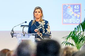 Queen Maxima At Conference Of Nibud - Utrecht