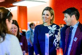 Queen Maxima At Conference Of Nibud - Utrecht