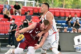 (SP)CHINA-HONG KONG-BASKETBALL-FIBA 3X3-QUALIFYING-MEN'S-LAT VS MGL