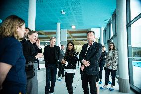 Minister Thevenot Visits New Olympic Facility