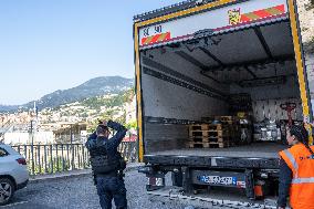 Visit To The Border Post Between France And Italy - Menton