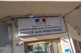 Visit To The Border Post Between France And Italy - Menton