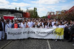 White March In Tribute To Shemseddine - Viry-Chatillon