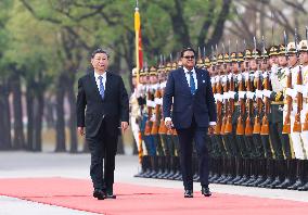 CHINA-BEIJING-XI JINPING-SURINAMESE PRESIDENT-TALKS (CN)