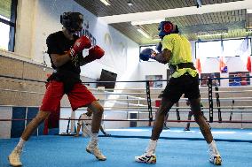 Olympic Boxing training of French FFBOXE Team Athletes - Paris