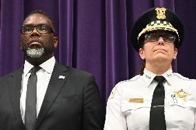 News Conference With Superintendent Of Chicago Police And Mayor Of Chicago
