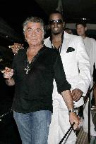 Sean Puff Diddy Combs and Roberto Cavalli at the VIP Room in Saint-Tropez