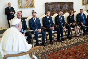 Pope Francis receives Mayors of World Heritage Cities of Spain - Vatican