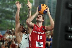 (SP)CHINA-HONG KONG-BASKETBALL-FIBA 3X3-OLYMPIC QUALIFYING-MEN-AUT VS SUI (CN)