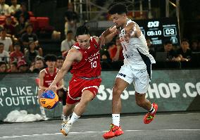 (SP)CHINA-HONG KONG-BASKETBALL-FIBA 3X3-OLYMPIC QUALIFYING-MEN-NED VS HKG (CN)