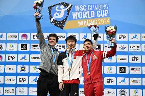 (SP)CHINA-JIANGSU-SUZHOU-SPORT CLIMBING-IFSC WORLD CUP-SPEED (CN)