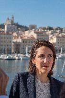 2024 European elections - Valerie Hayer on visit in Marseille
