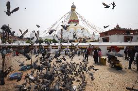 Nepal- Daily Life- Bauddhanath Stupa