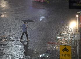Heavy Rain Hit Jiujiang