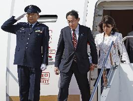 Japan PM Kishida returns from U.S.