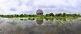 The World's Largest Spherical Building Hilton Hotel in Huzhou