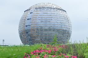 The World's Largest Spherical Building Hilton Hotel in Huzhou