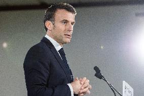 Emmanuel Macron President Of France At The European Council
