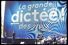 Rachida Dati during a giant dictation - Paris