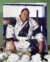Funeral for ex-sumo grand champion Akebono