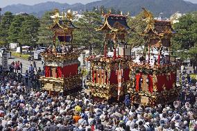 Takayama festival in central Japan