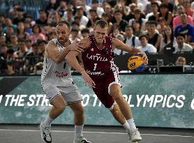 (SP)CHINA-HONG KONG-BASKETBALL-FIBA 3X3-OLYMPIC QUALIFYING-MEN-LAT VS AUT (CN)