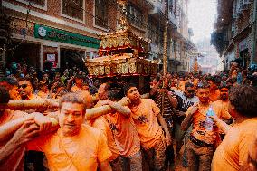 Sindur Jatra(Festival Of  Vermillion) Celebrated In Bhaktapur