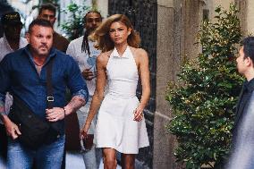 Zendaya Arrives For The Photocall of Challengers - Milan
