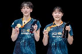 (SP)CHINA-NINGBO-BADMINTON-ASIA CHAMPIONSHIPS 2024-WOMEN'S DOUBLES-FINAL (CN)