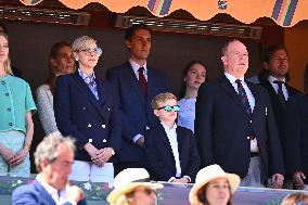 NO TABLOIDS: Monaco Royals At Rolex Monte-Carlo Masters Final